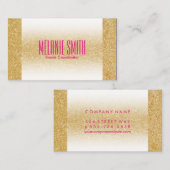 Goldschimmer | Fade Visitenkarte (Vorne/Hinten)
