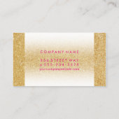 Goldschimmer | Fade Visitenkarte (Rückseite)