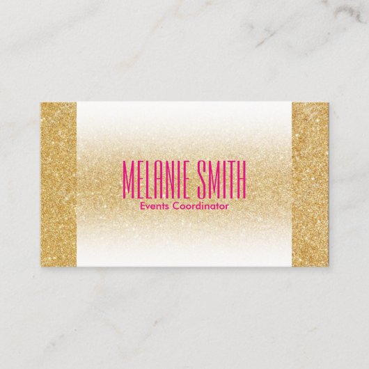 Goldschimmer | Fade Visitenkarte (Vorderseite)