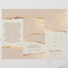 Goldschimmer-Papierbroschüre