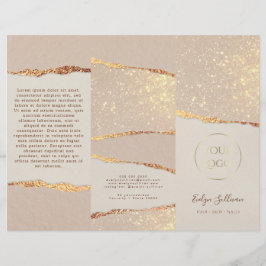 Goldschimmer-Papierbroschüre