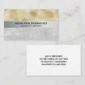 Goldschimmer | Texturfarbblock Visitenkarte (Vorne/Hinten)