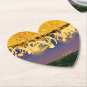 Goldschimmernde Notizen Untersetzer (angewinkelt)