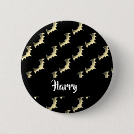 Goldschläger auf schwarz button