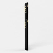 Goldschläger auf schwarz Case-Mate iPhone hülle (Hinten/Rechts)