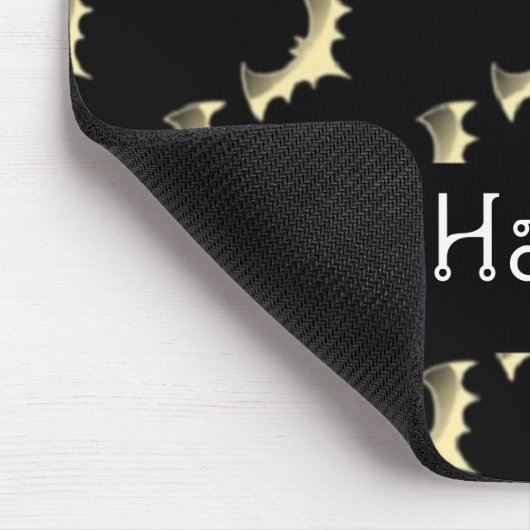 Goldschläger auf schwarz mousepad (Ecke)