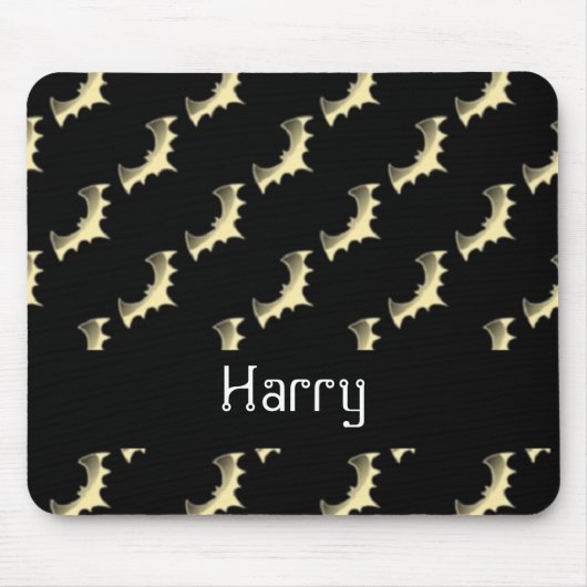 Goldschläger auf schwarz mousepad (Vorne)