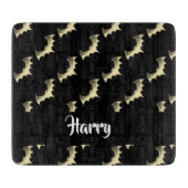 Goldschläger auf schwarz schneidebrett (Vorderseite)