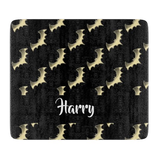 Goldschläger auf schwarz schneidebrett (Vorderseite)