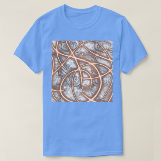 Goldschleier in Metallen T-Shirt (Design vorne)