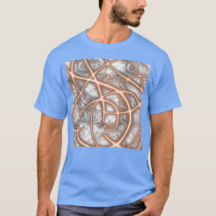 Goldschleier in Metallen T-Shirt