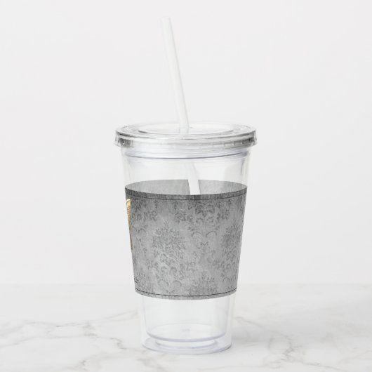 Goldschmetterling Acryltrinkbecher (Links)