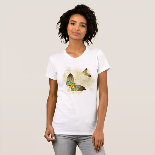 *~* Goldschmetterling auf T-Shirt (Vorne ganz)