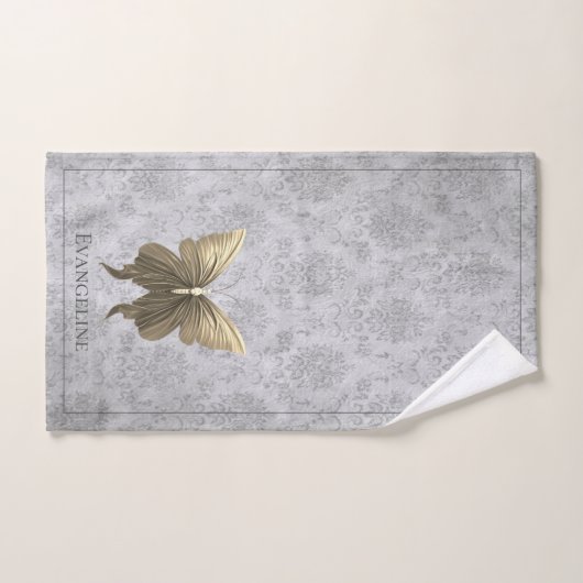 Goldschmetterling Badhandtuch Set (Handtuch)