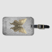 Goldschmetterling Gepäckanhänger (Vorderseite (Horizontal))