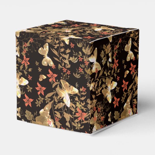 Goldschmetterling Geschenkschachtel (Rückseite)