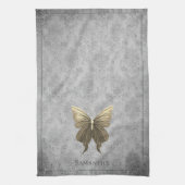 Goldschmetterling Geschirrtuch (Vertikal)
