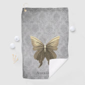 Goldschmetterling Golfhandtuch (Insitu)