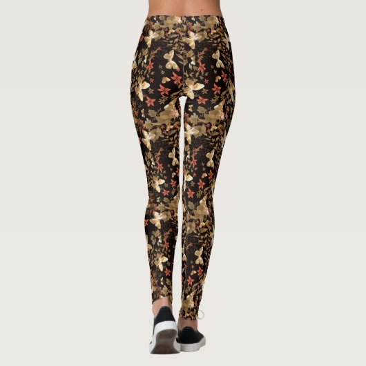 Goldschmetterling Leggings (Rückseite)