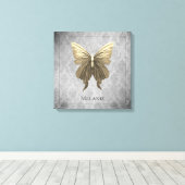 Goldschmetterling Leinwanddruck (Insitu (Holzboden))