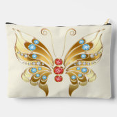 Goldschmetterling mit Edelsteinen Zubehörtasche (Rückseite)