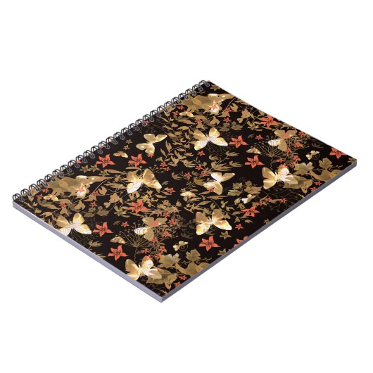 Goldschmetterling Notizblock (Linke Seite)