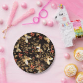 Goldschmetterling Pappteller (Party)