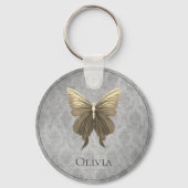 Goldschmetterling Schlüsselanhänger (Vorderseite)