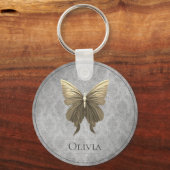 Goldschmetterling Schlüsselanhänger (Vorderseite)