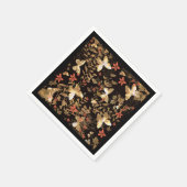 Goldschmetterling Serviette (Ecke)
