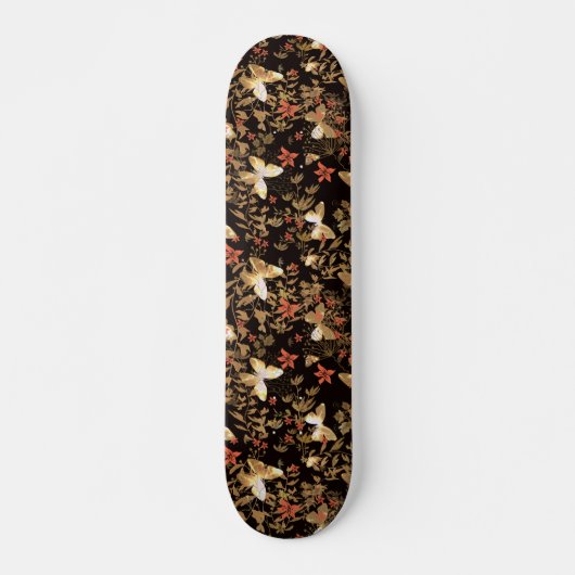 Goldschmetterling Skateboard (Vorne)