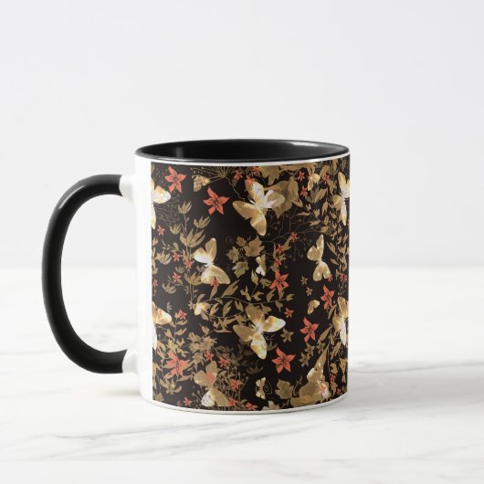 Goldschmetterling Tasse (Links)
