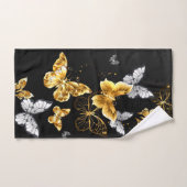 Goldschmetterlinge Badhandtuch Set (Handtuch)