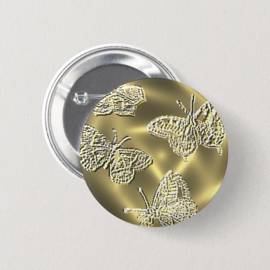 GOLDschmetterlinge Button (Vorne & Hinten)