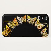 Goldschmetterlinge Case-Mate iPhone Hülle (Rückseite (Horizontal))
