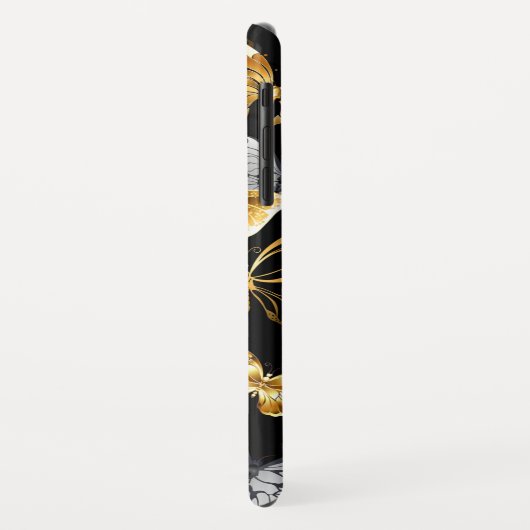 Goldschmetterlinge Case-Mate iPhone Hülle (Hinten/Links)