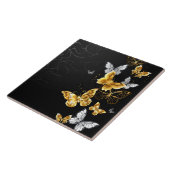 Goldschmetterlinge Fliese (Seite)