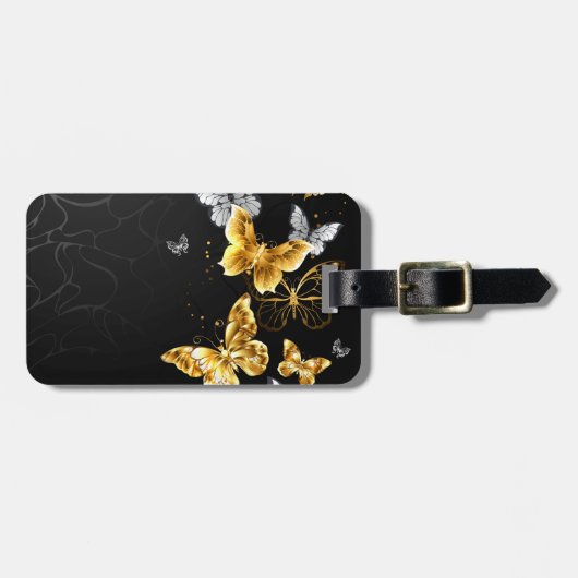 Goldschmetterlinge Gepäckanhänger (Vorderseite horizontal)
