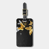 Goldschmetterlinge Gepäckanhänger (Vorderseite vertikal)