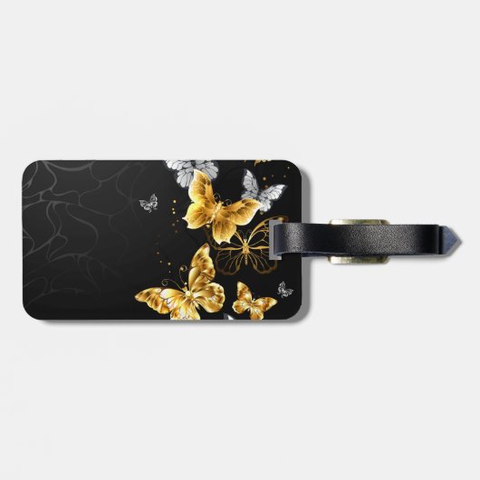 Goldschmetterlinge Gepäckanhänger (Rückseite horizontal)