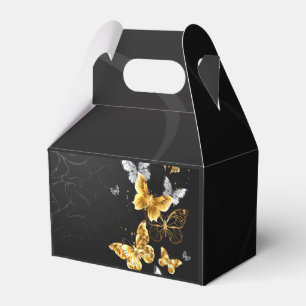 Goldschmetterlinge Geschenkschachtel