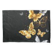 Goldschmetterlinge Kissenbezug (Vorderseite-Links)