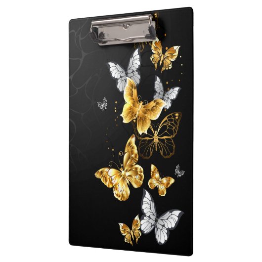 Goldschmetterlinge Klemmbrett (Links)
