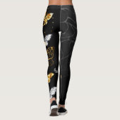 Goldschmetterlinge Leggings (Rückseite)