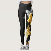 Goldschmetterlinge Leggings (Vorderseite)