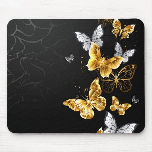 Goldschmetterlinge Mousepad (Vorne)