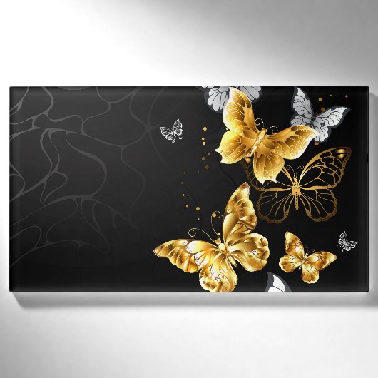 Goldschmetterlinge Namenschild (Vorderseite)