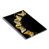 Goldschmetterlinge Notizblock (Rechte Seite)