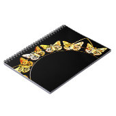Goldschmetterlinge Notizblock (Linke Seite)