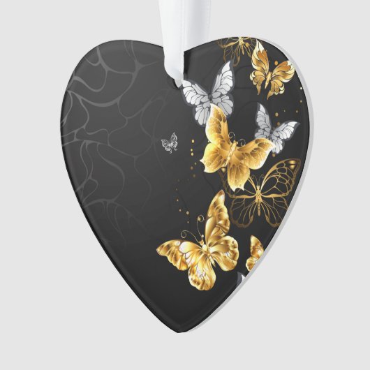 Goldschmetterlinge Ornament (Vorderseite)